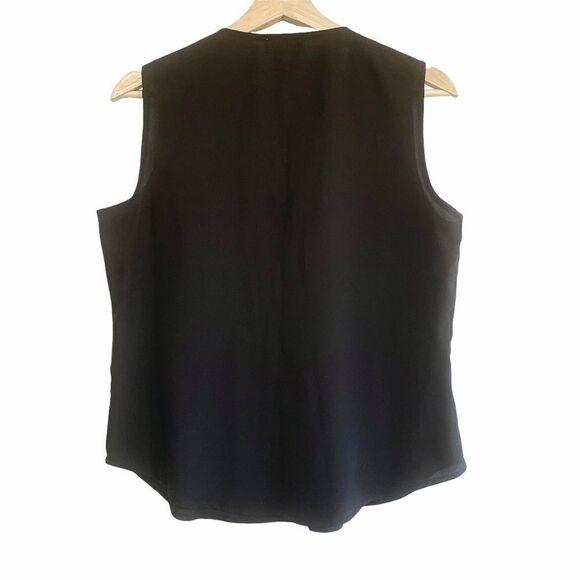 Calvin Klein Black Top with Gold Accents - Picture 3 of 5